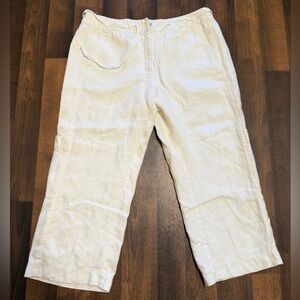 Charter Club Cream Cargo Pants